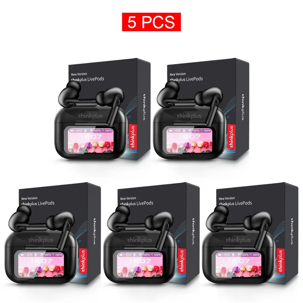 Original Thinkplus TWS Wireless Bluetooth Earphones Noise Canceling Headsets Full Color Touch Screen Headphones Hi-Fi Earbuds by MVEnergo