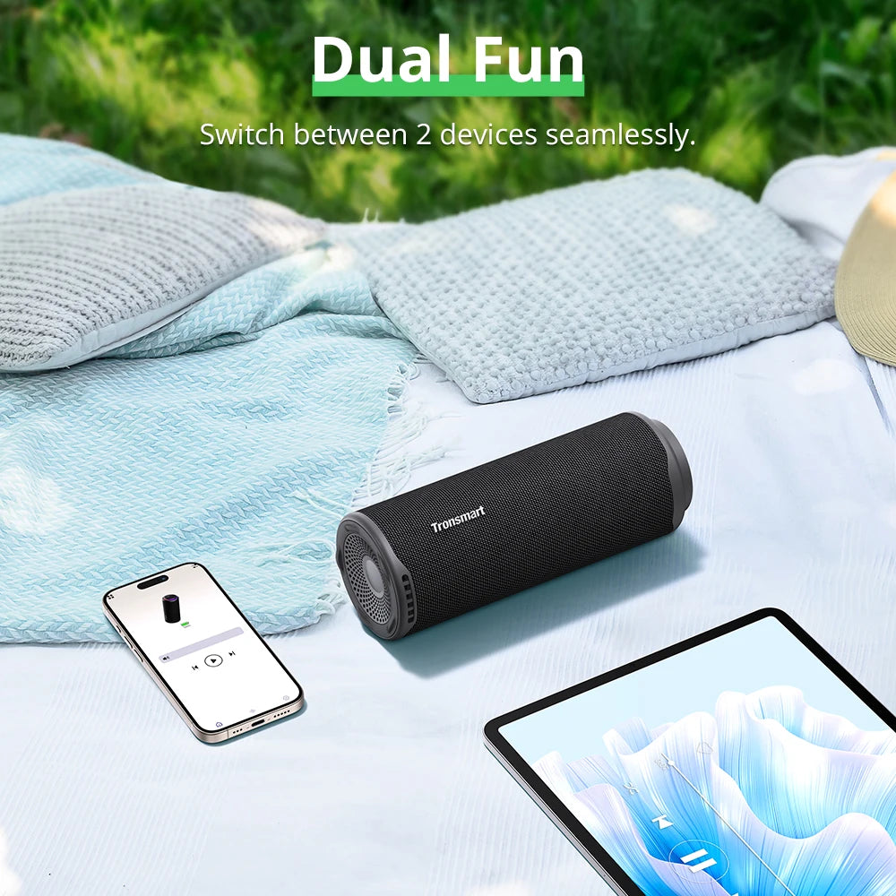 Tronsmart T8 Bluetooth Speaker 40W Outdoor Portable Speaker with Deep Bass, SoundPulse, Waterproof IPX7, APP Control,for Camping by MVEnergo