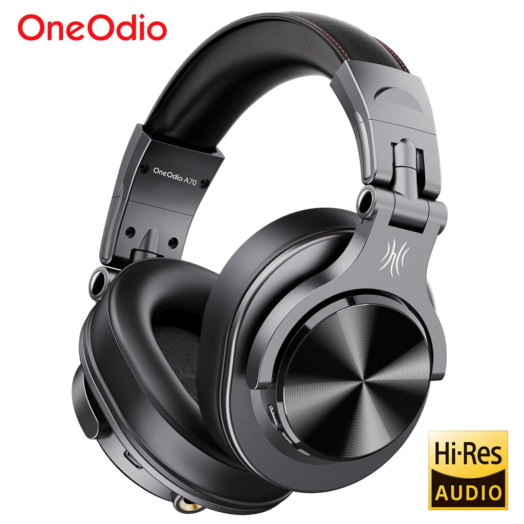 Oneodio Fusion A70 Bluetooth Headphones Hi-Res Audio Over Ear Wireless Headset Professional Studio Monitor DJ HiFi Headphones by MVEnergo