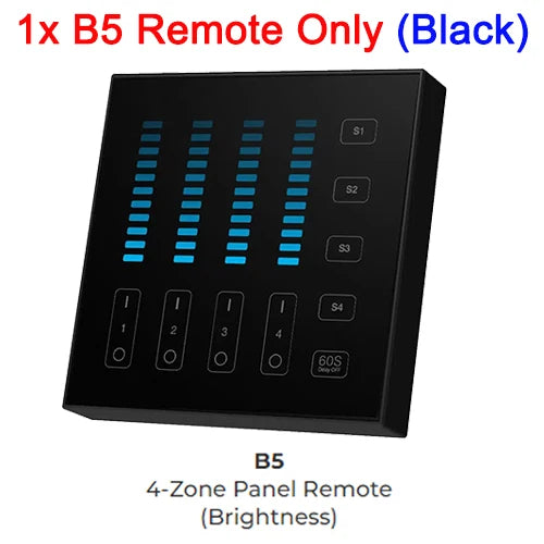 MiBoxer B0 B0-B B1 B1-B B2 B3 B3-B B4 B4-B B8 T1 T2 T3 T4 B5 Brightness/CCT/RGB/RGBW/RGBCCT Smart Panel Remote Controller Dimmer