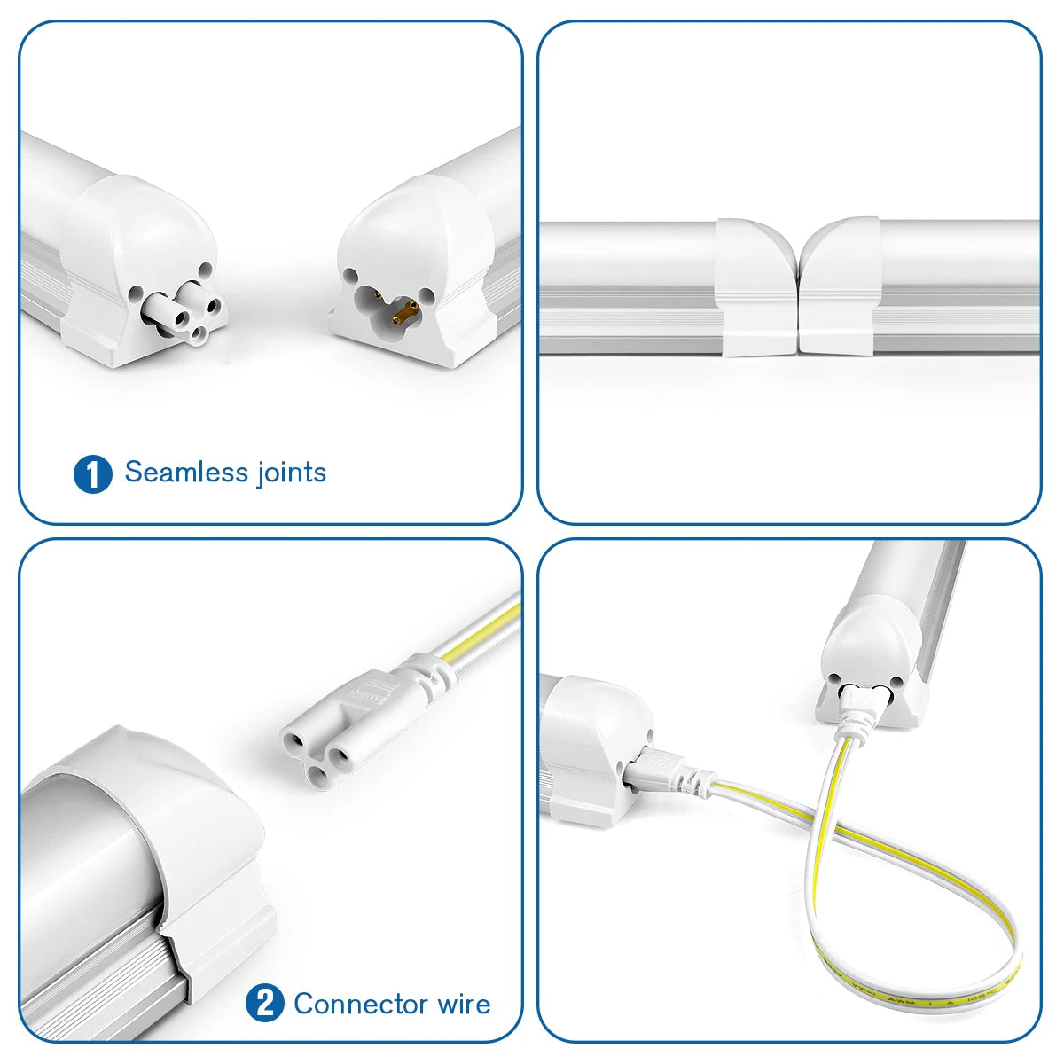 50CM T5 T8 Aluminum LED Light Tube 15W 25W LED Lamp Tube 220V For Desk Work Shop Garage Warehouse Kitchen Cabinet Lighting by MVEnergo