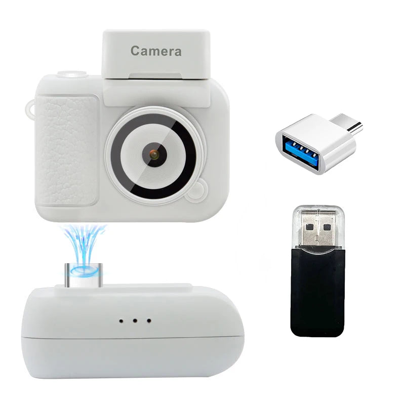 Y4000 Mini Keychain Camera With Screen HD 1080P Portable Retro kids Cam Ultra Compact Pocket DV Video Recorder With Flash Lamp by MVEnergo