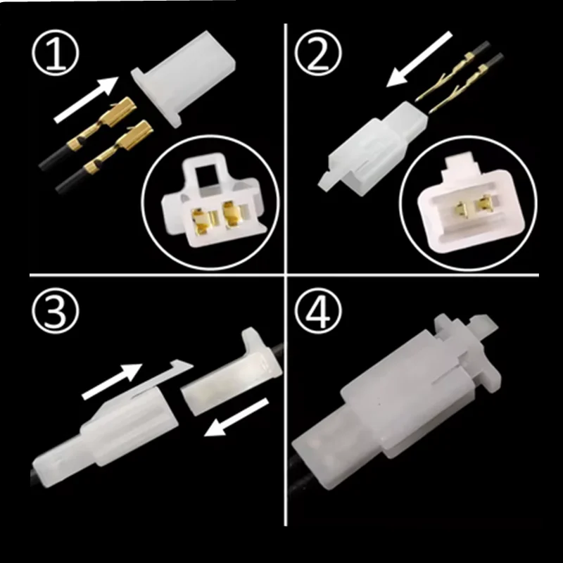 Car Motorcycle Electrical Connectors: 2.8mm 2 3 4 6 9 Pin Wire Terminal Hooks for Male & Female Terminals Assorted Kit by MVEnergo