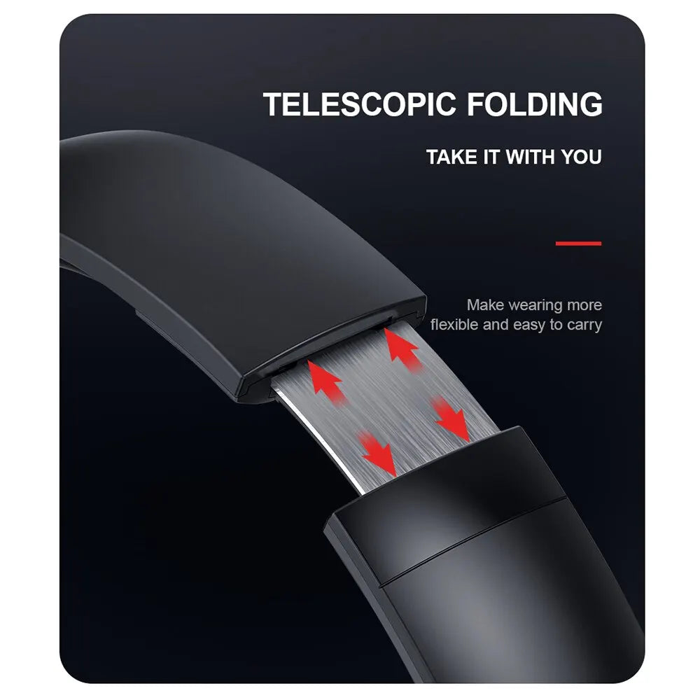 Siindoo JH919 Wireless Bluetooth Headphones Foldable Stereo Earphones Super Bass Noise Reduction Mic For Laptop PC TV by MVEnergo