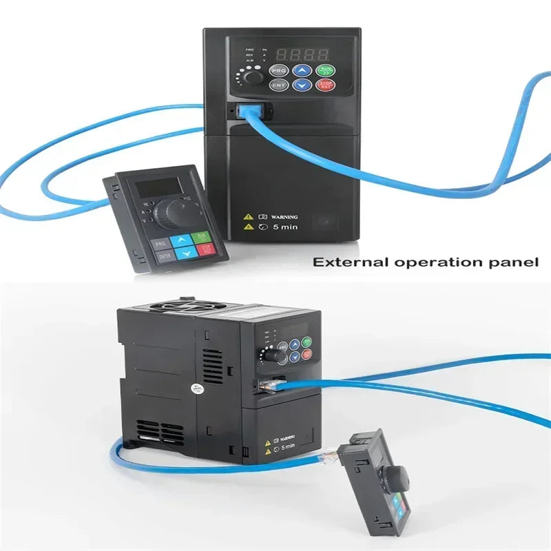 Input 220V to Output 380V VFD Variable Frequency Drive Converter Inverter 0.75/1.5/2.2/3.7/4/5.5 KW Motor Speed Controller by MVEnergo