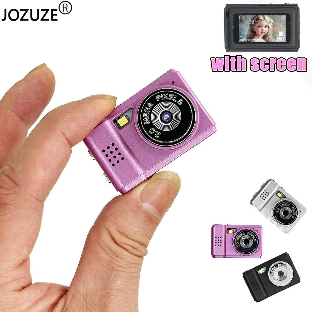 JOZUZE S5 Retro Mini Camera With Screen CMOS Indoor Home Outdoor HD 1080p Sports Portable Very Small Mini Camera Video Recorder by MVEnergo