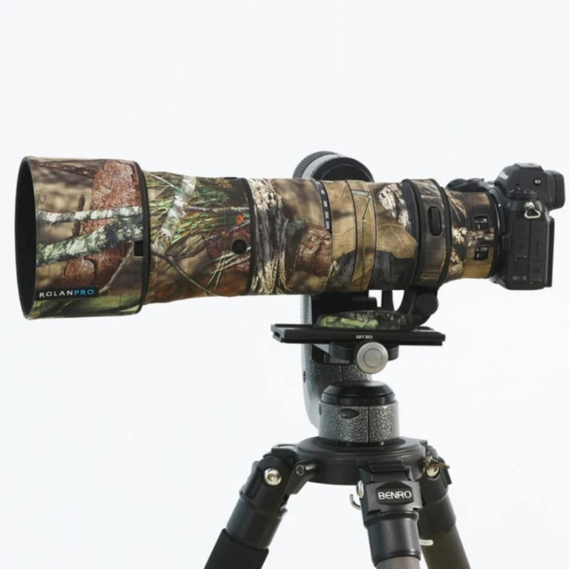 ROLANPRO Lens Coat For Nikon Z 180-600mm F/5.6-6.3 VR Waterproof Protective Case Camouflage Rain Cover Z180-600 Guns Sleeve by MVEnergo