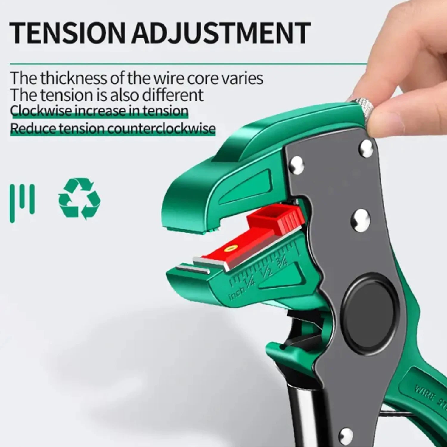 Multifunctional Duckbill Wire Stripper Automatic Wire Stripper Length Adjustable Flat Wire Cutter Wire Stripper For Electrician
