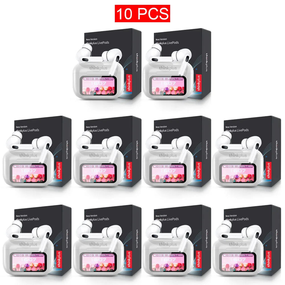 Original Thinkplus TWS Wireless Bluetooth Earphones Noise Canceling Headsets Full Color Touch Screen Headphones Hi-Fi Earbuds by MVEnergo