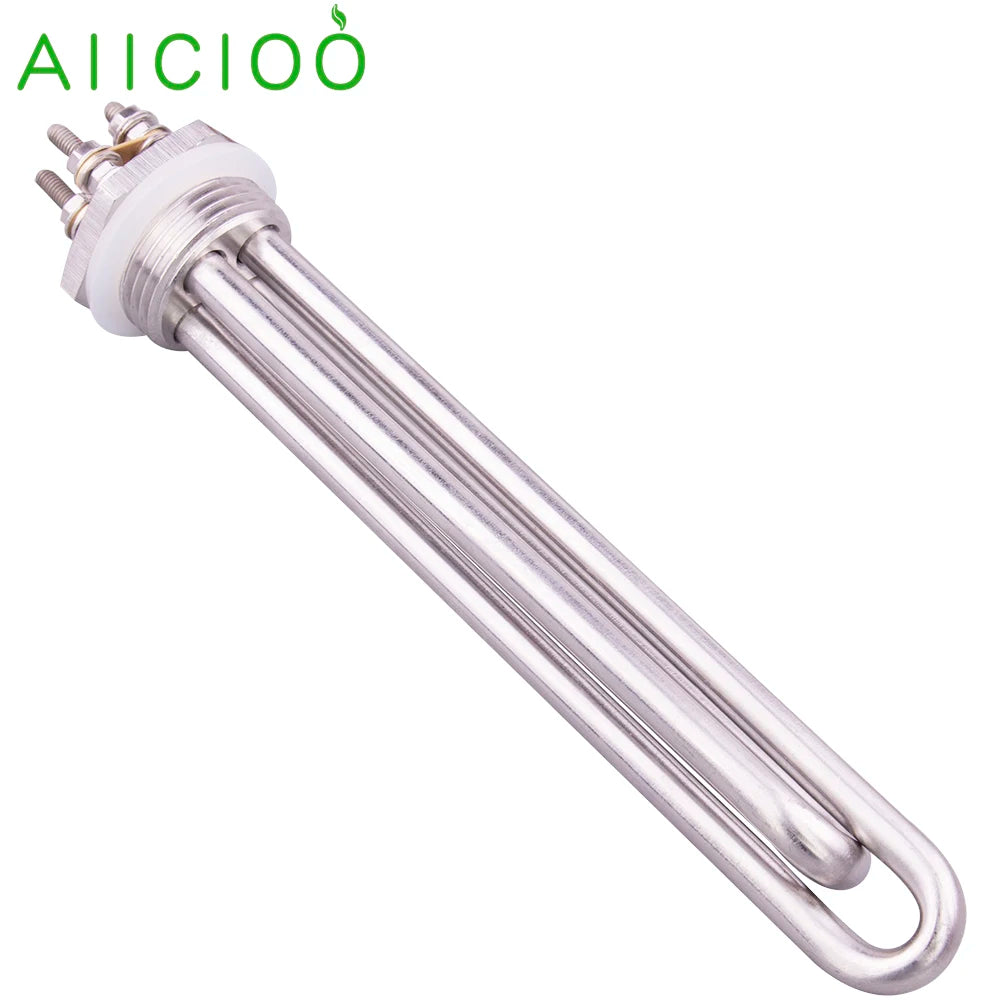 DN25 Immersion Heating Element 1Inch DC 12v/24v/36v/48v Tubular Electric Solar Water Heater SUS304 300w 600w 900w 1200w 1500w by MVEnergo