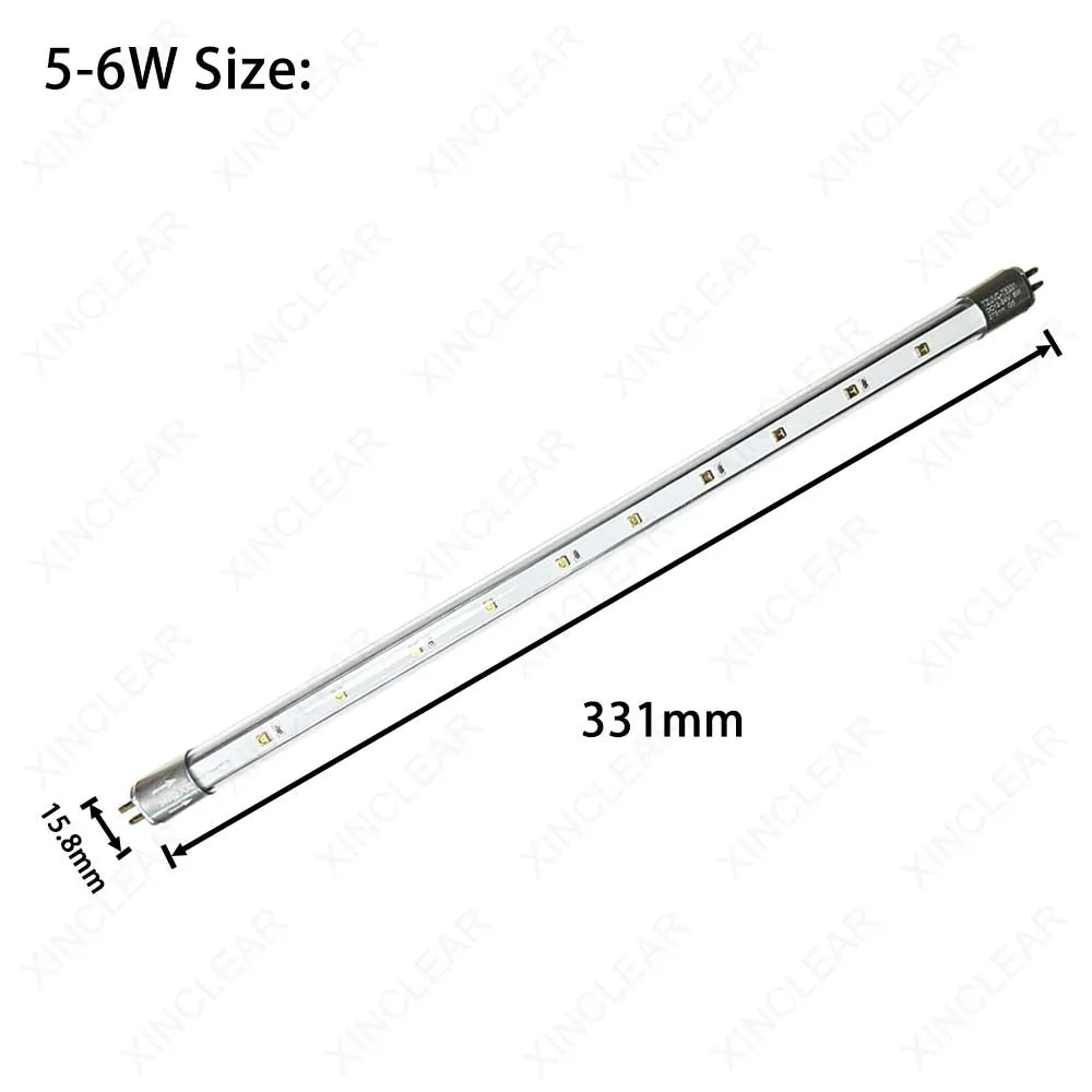 High Quality T5 Deep UV LED Ultraviolet Tube Lamps 270nm 280nm UVC with UVA 12V 24V For Purification Disinfection Sterilization by MVEnergo