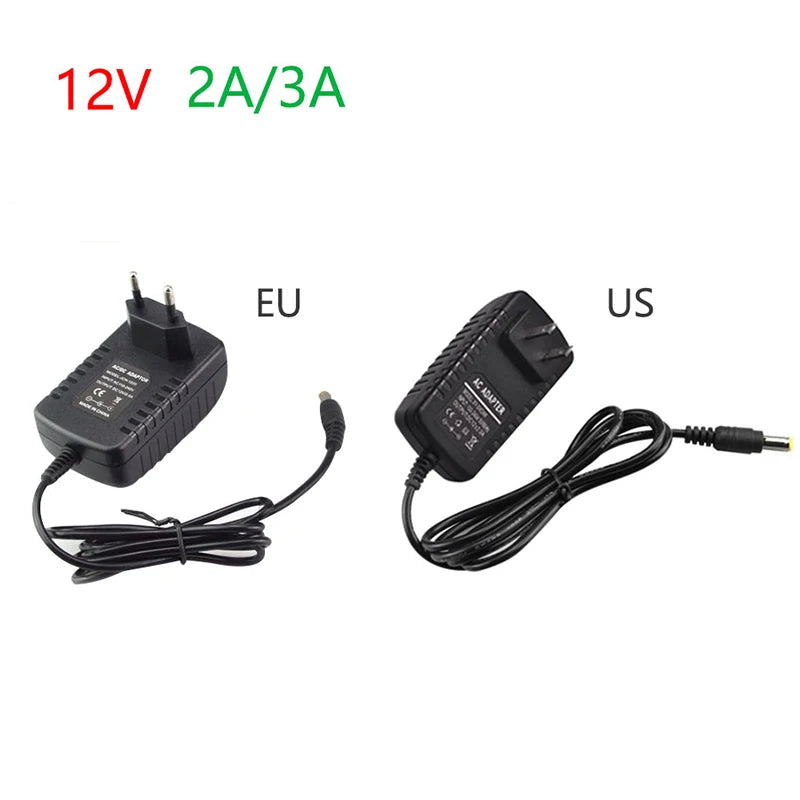 AC 110-240V To DC 12V 1A 2A 3A Universal Power Adapter Supply Charger Converter Switch EU US UK AU Plug Transformer LED Driver by MVEnergo