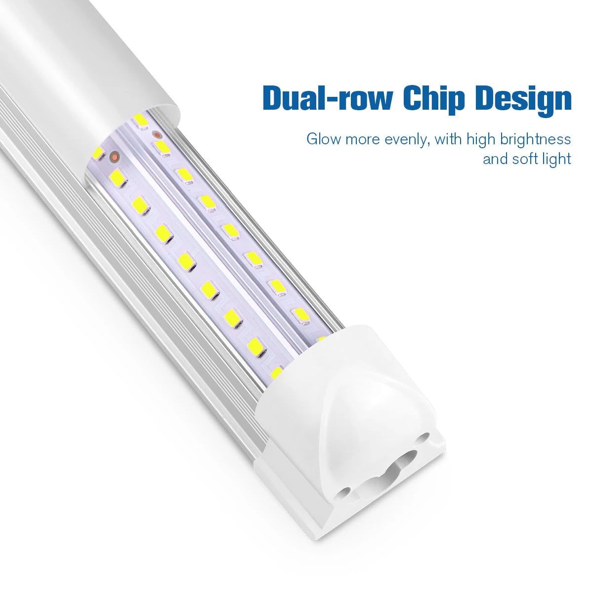 50CM T5 T8 Aluminum LED Light Tube 15W 25W LED Lamp Tube 220V For Desk Work Shop Garage Warehouse Kitchen Cabinet Lighting by MVEnergo