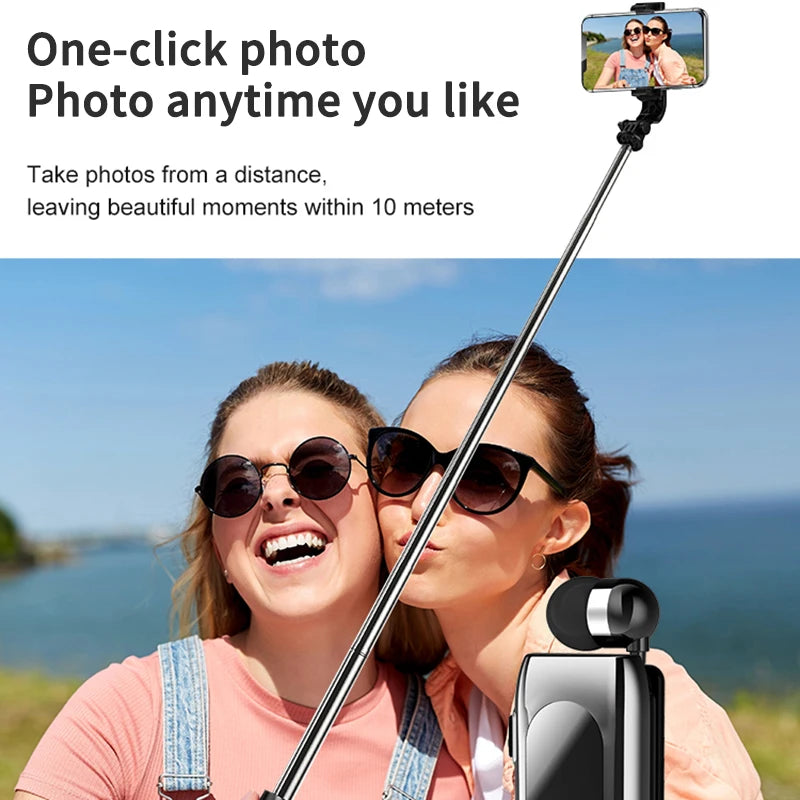 K55 Lavalier Business Bluetooth 5.2 Headphone Talk/Music Time 20 Hours,LED Digital Display,Noice Cancelling Wireless Earphones by MVEnergo