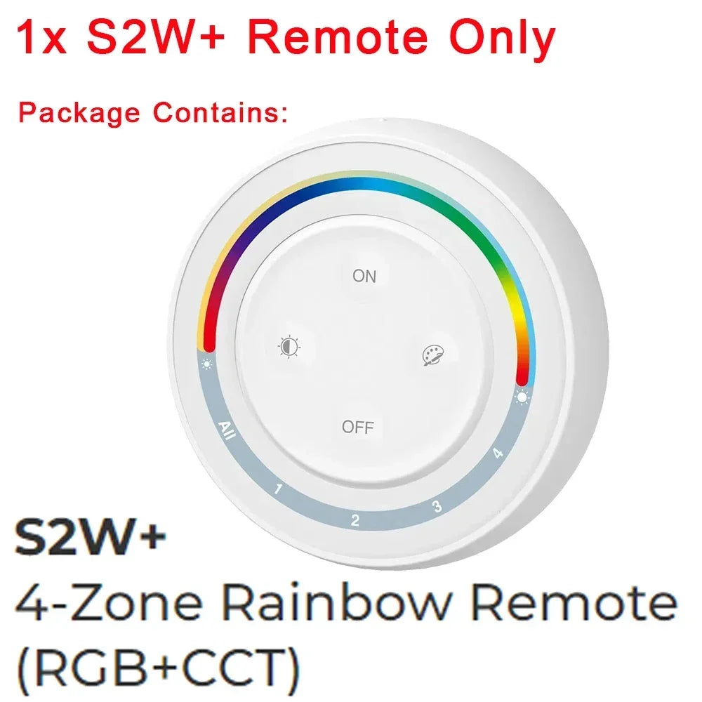 NEW FUT088/92/89/89S/89Z/86 FUT100 C4/5 Y3 PUSH1/2 S2W+2.4G RF Wireless Hand Panel Remote for Miboxer RGBCCT LED Controller Lamp