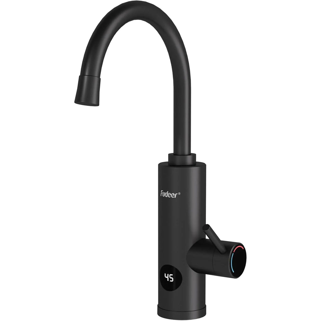Fudeer 3400W 220V Electric Kitchen Water Heater Tap Instant Hot Stainless Steel Water Faucet Heater Cold Heating Faucet by MVEnergo
