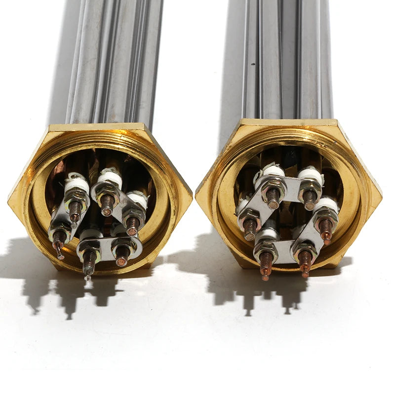 LUJINXUN Electric Immersion Tubular Heating Element Thread DN32 (41mm) DN40(47mm) DN50(58mm) 3-12KW TEN for Boiler/Brewing 1PC by MVEnergo