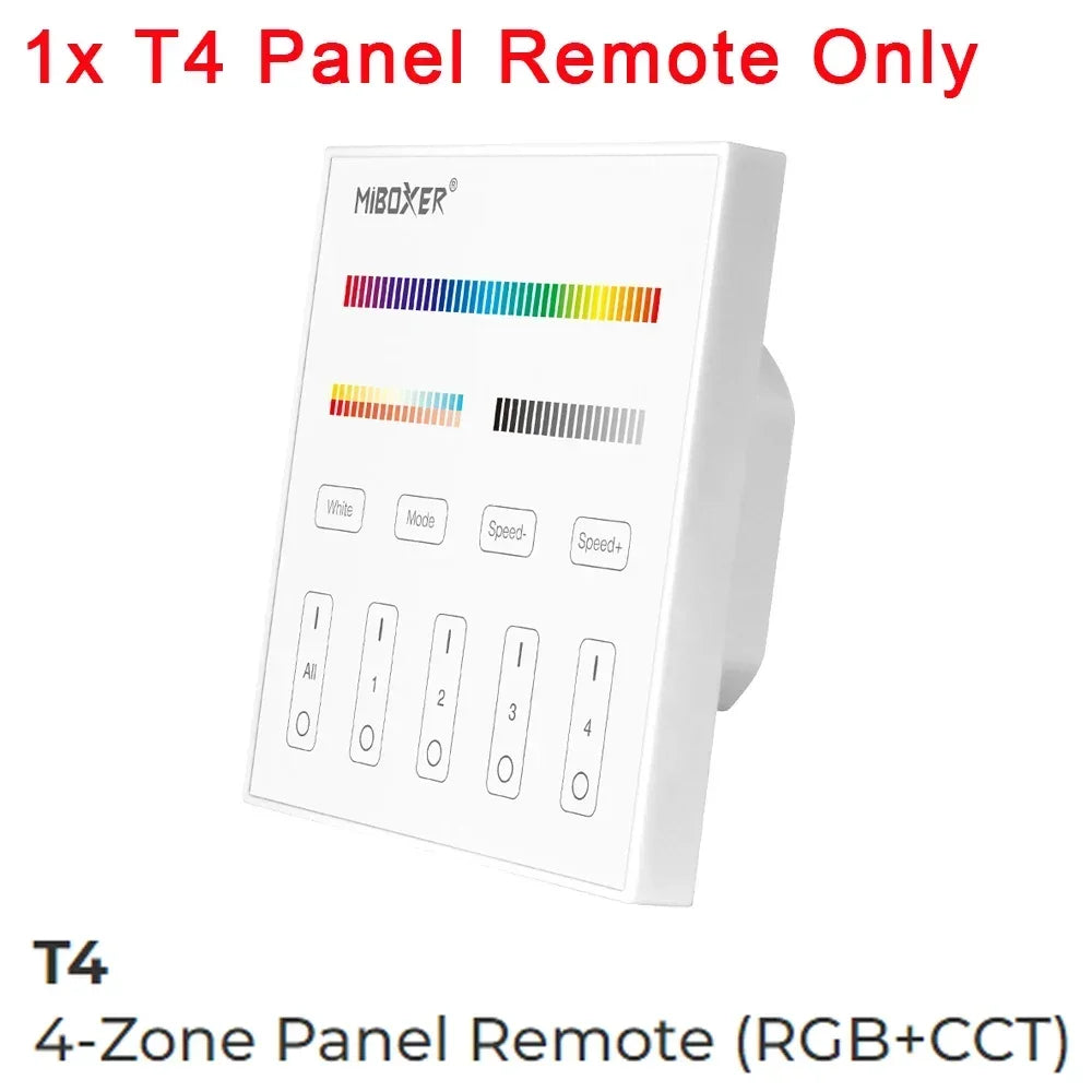 NEW FUT088/92/89/89S/89Z/86 FUT100 C4/5 Y3 PUSH1/2 S2W+2.4G RF Wireless Hand Panel Remote for Miboxer RGBCCT LED Controller Lamp