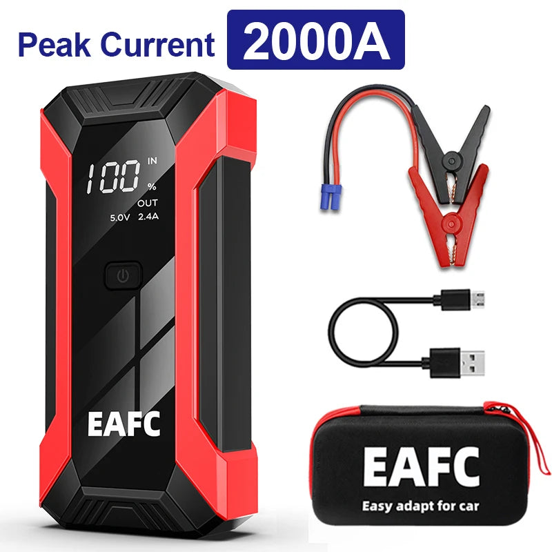 Power Bank 2000A/600A 12V Car Battery Jump Starter Portable Charger Petrol Diesel Auto Starting Device Booster Emergency Starter by MVEnergo