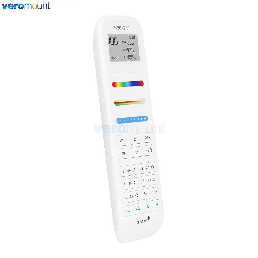 MiBoxer 2.4G Wireless Remote RGBCCT Controller FUT088 FUT089 FUT089B FUT089S FUT100 FUT092 FUT092B B3 T3 B4 T4 B0 B8 S2W+ C5 Y3