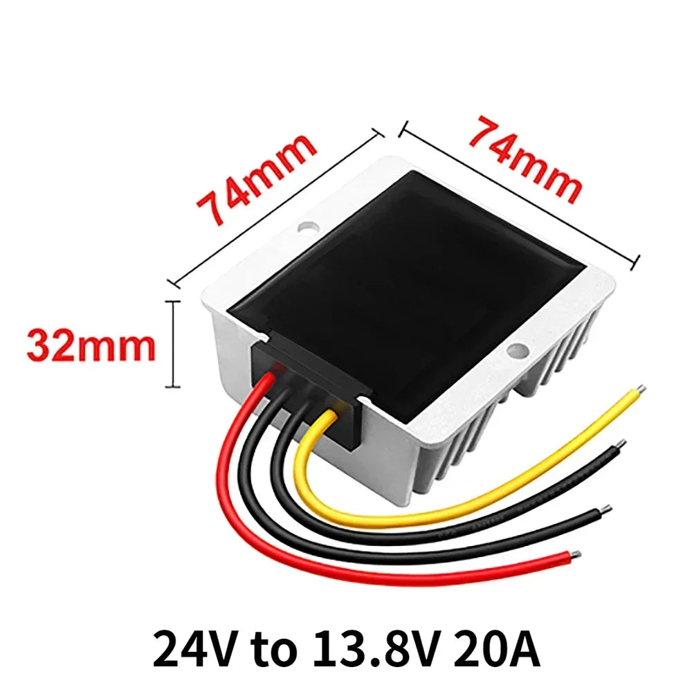 24 Volt to 12 Volt 40A 24V to 13.8V 30A 20A 15A 10A 8A 5A Voltage Transformer DC DC Converter Step Down Buck Regulator by MVEnergo