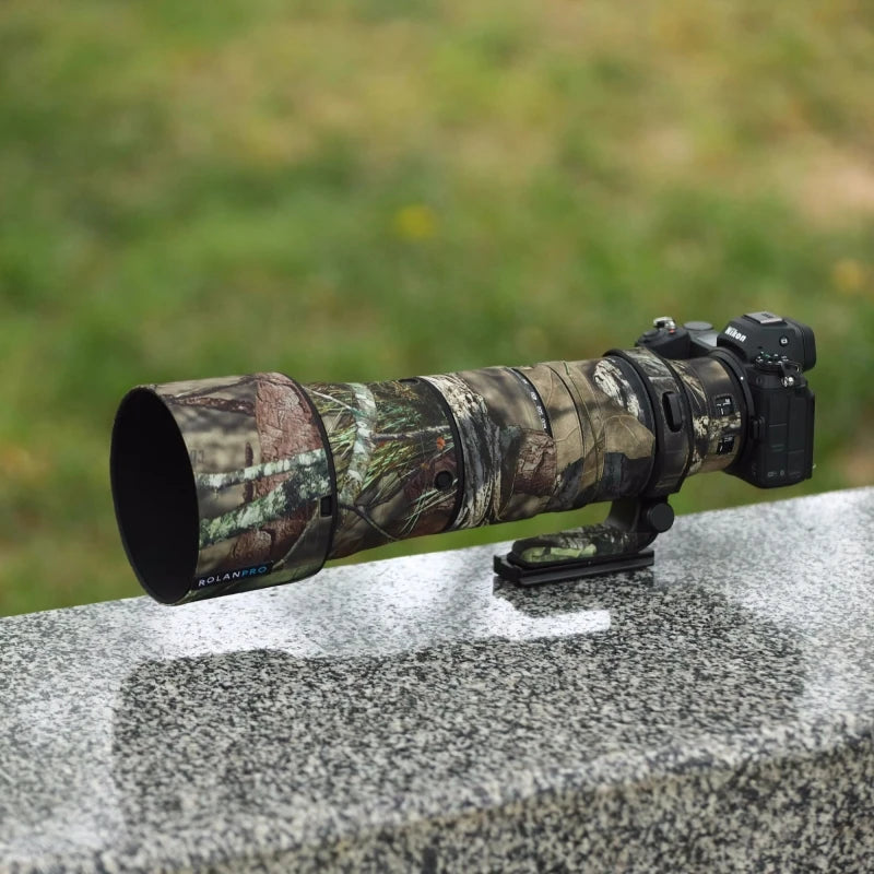 ROLANPRO Lens Coat For Nikon Z 180-600mm F/5.6-6.3 VR Waterproof Protective Case Camouflage Rain Cover Z180-600 Guns Sleeve by MVEnergo