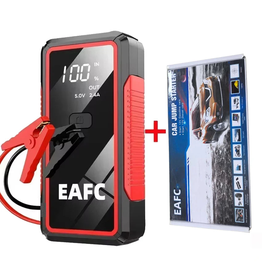EAFC 12V Car Jump Start 600A-2000A Car Battery Starter Booster Auto Starting Device Emergency Start Portable Power Bank by MVEnergo
