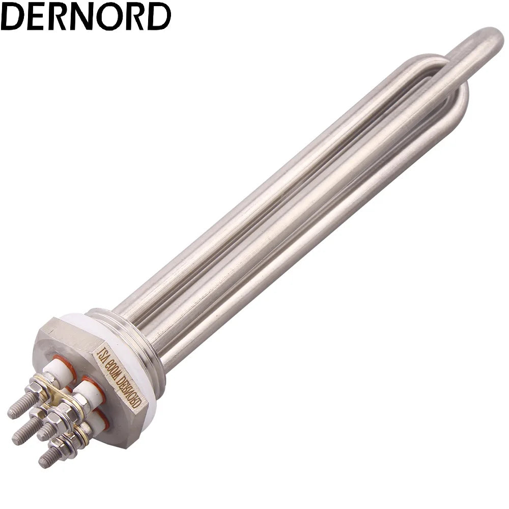 Heating Element 12v 24v 36v 48v 300W 600W SUS304 DN25 DC Immersion Water Solar/Electric Tubular Heater by MVEnergo