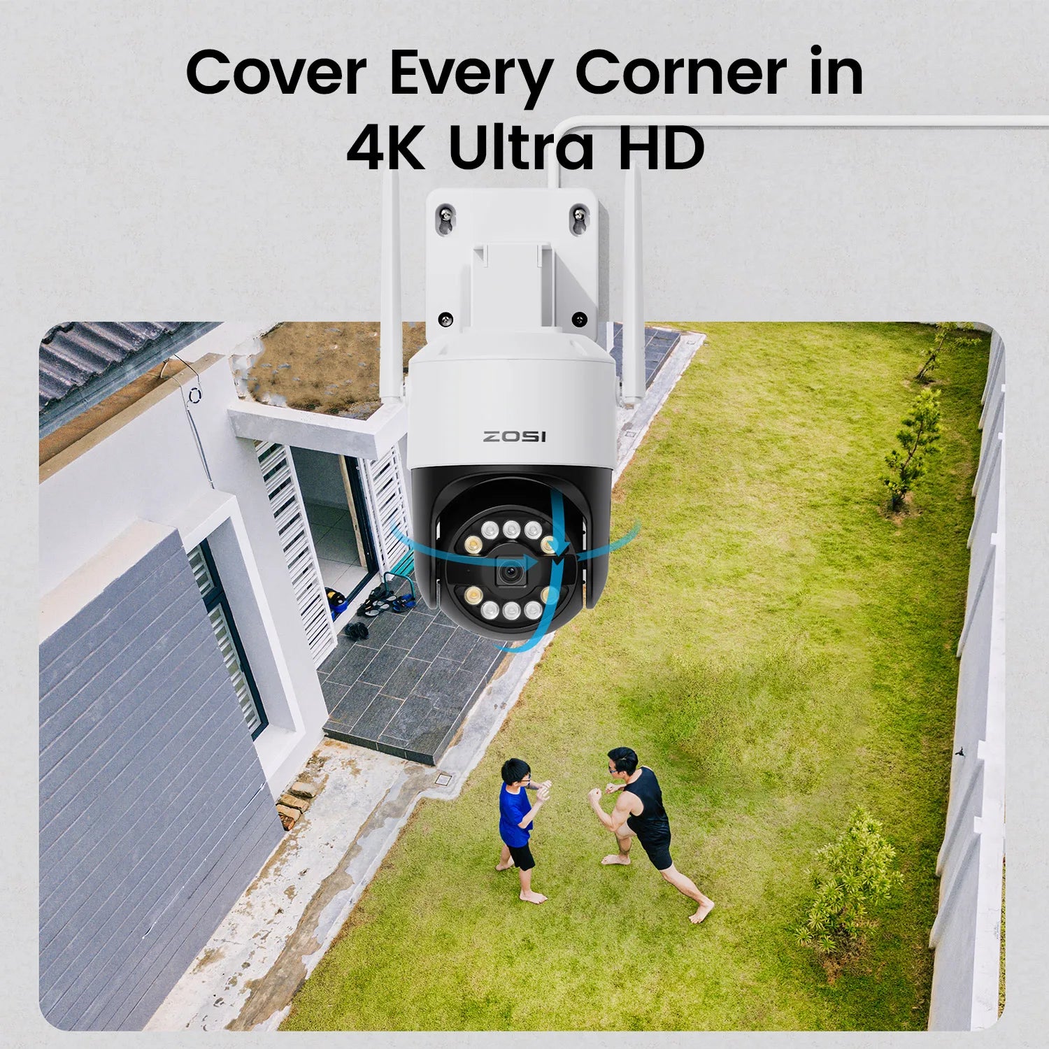 ZOSI C296 5MP/8MP PTZ WiFi 6 Camera Person Vehicle Package Detect Wireless CCTV Video Surveillance Cam Home Security Protection by MVEnergo