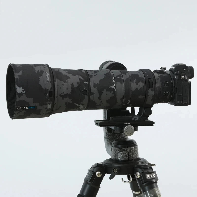 ROLANPRO Lens Coat For Nikon Z 180-600mm F/5.6-6.3 VR Waterproof Protective Case Camouflage Rain Cover Z180-600 Guns Sleeve by MVEnergo