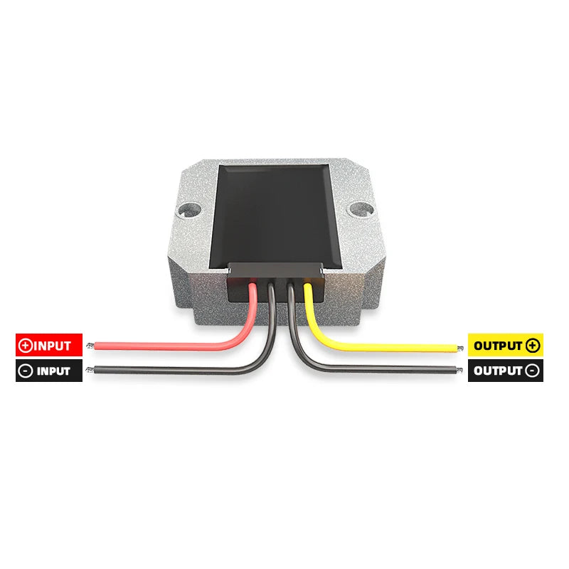 GYVRM 24V 36V 48V 60V to 12V 5A 6A 8A 10A Step-down DC DC Converter 48V-12V Voltage Regulator Buck Car Truck Boat Power Supply by MVEnergo