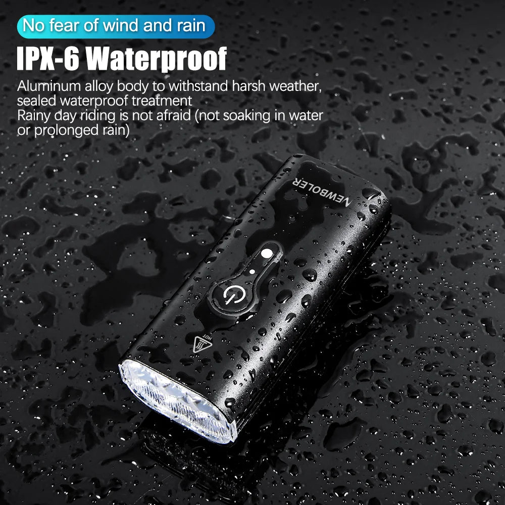 NEWBOLER 10000mAh Smart Bicycle Light Front 10000LM Bike Light Waterproof USB Charging MTB Road Cycling Lamp Bike Accessories by MVEnergo