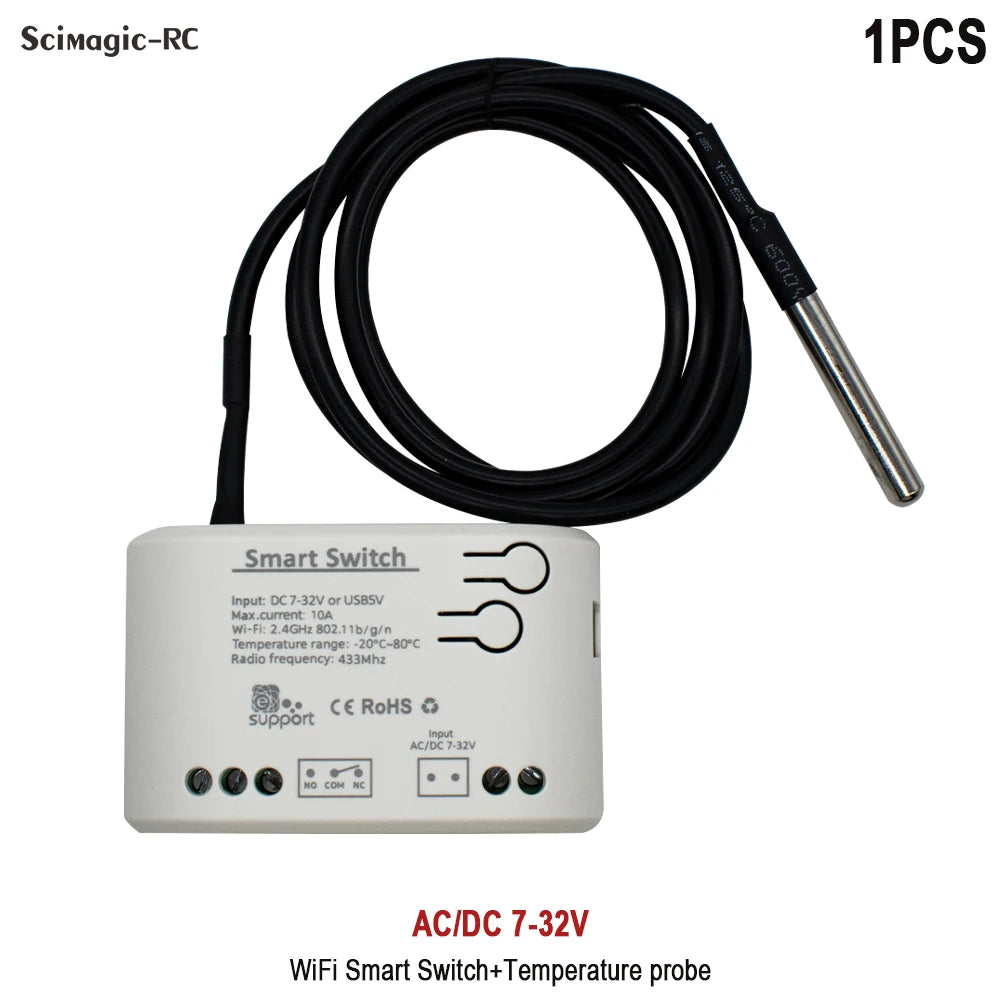 WiFi Smart Temperature Switch Ewelink Controller 2000W Intelligent Thermostat With Energy Consumption Monitor Work With Alexa by MVEnergo