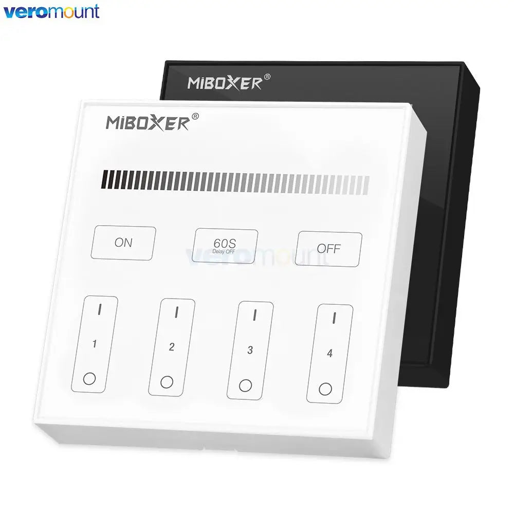 MiBoxer B0 B0-B B1 B1-B B2 B3 B3-B B4 B4-B B8 T1 T2 T3 T4 B5 Brightness/CCT/RGB/RGBW/RGBCCT Smart Panel Remote Controller Dimmer
