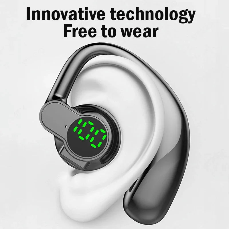 Wireless Bluetooth Headphones Full Open Headset Air Conduction Ear Hook Earphones Handsfree Noise Canceling Audifonos Sports by MVEnergo
