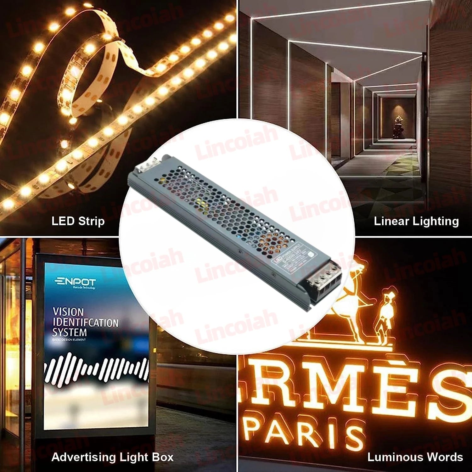 Lighting Transformer DC 12V/24V Power Supply Adapter 5A 12A Ultra thin LED Strip Switch Driver Lamp 60W 100W 150W 200W 300W 400W