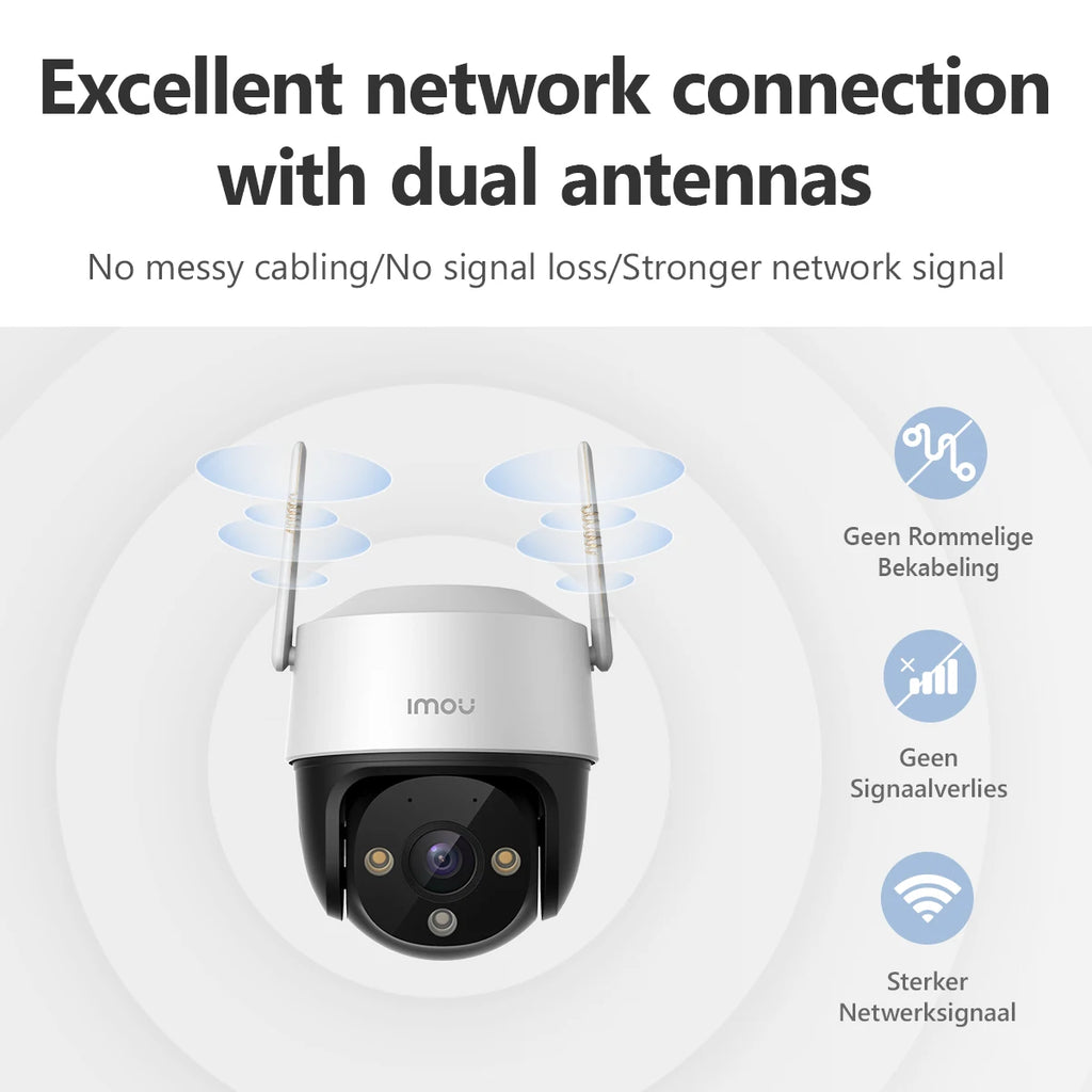 IMOU Cruiser SE+ 3MP/5MP Outdoor PTZ Wi-Fi Camera IP66 Weatherproof Camera Two Way Audio Color Night Vision AI Human Detection by MVEnergo