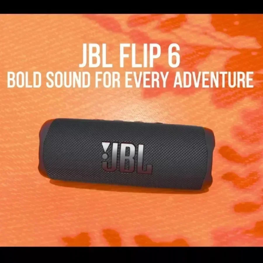 Original JBL FLIP 6 Bluetooth Speaker FLIP6 Portable IPX7 Waterproof Outdoor Stereo Bass Music Track Speaker Independent Tweeter by MVEnergo