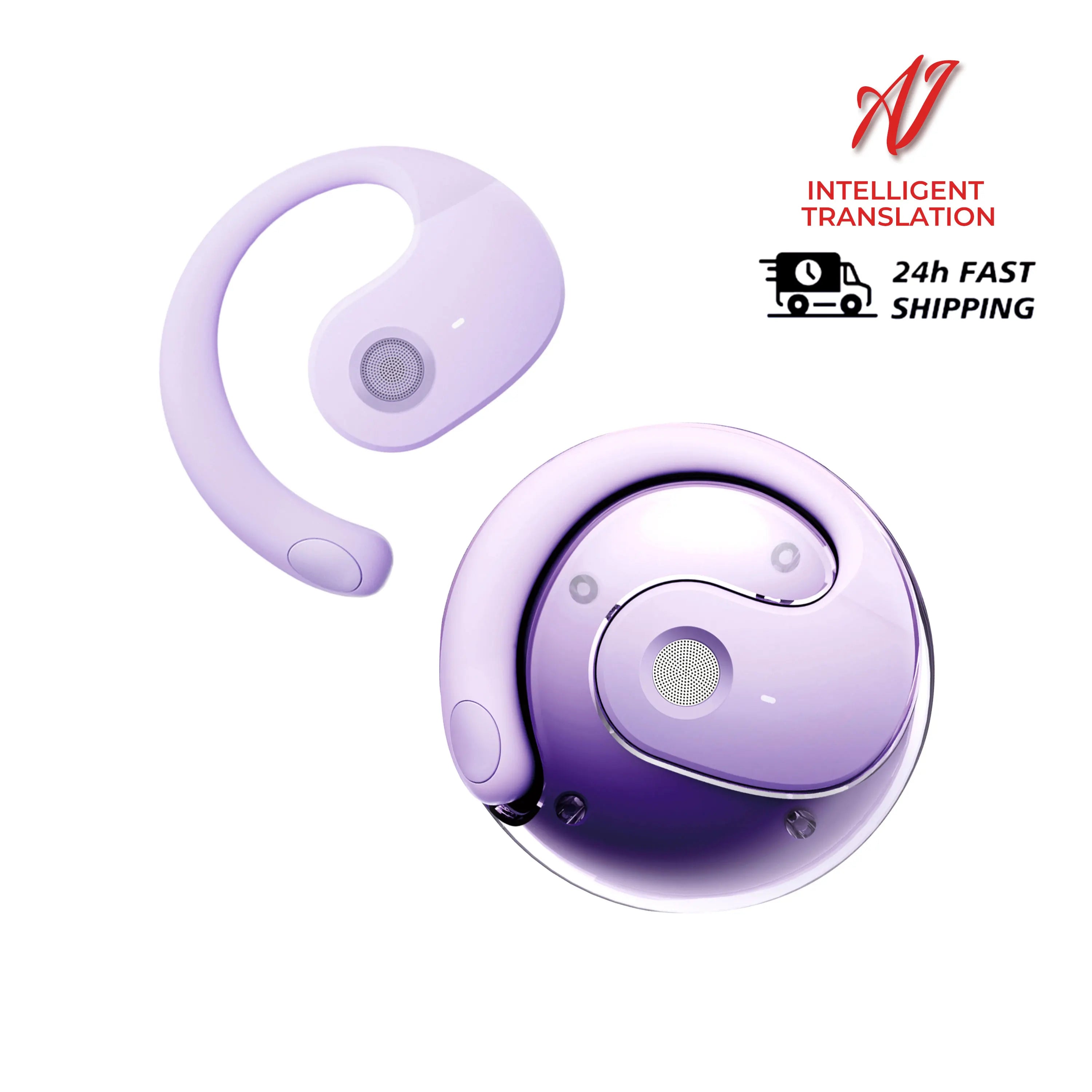 144 Language Translation Wireless Headphones Smart Waterproof Ai Real-time Translator Bluetooth 5.4 Earbuds Business Earphone by MVEnergo