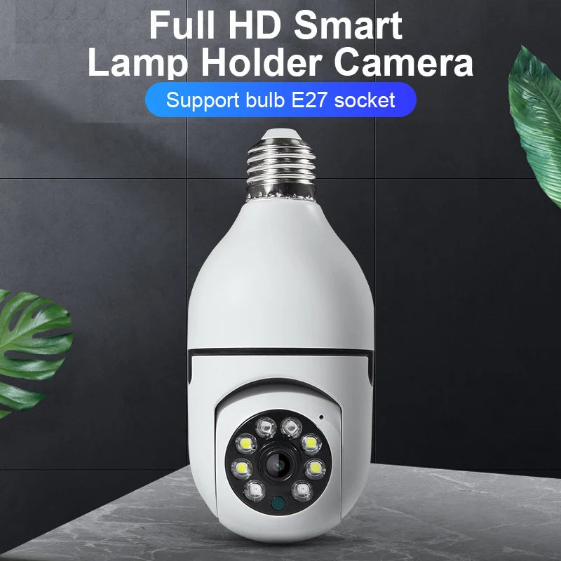 1080P HD E27 Bulb Surveillance Camera Anti-theft Outdoor Indoor Security Monitor Wireless WiFi Camera Night Vision Audio IP Came by MVEnergo