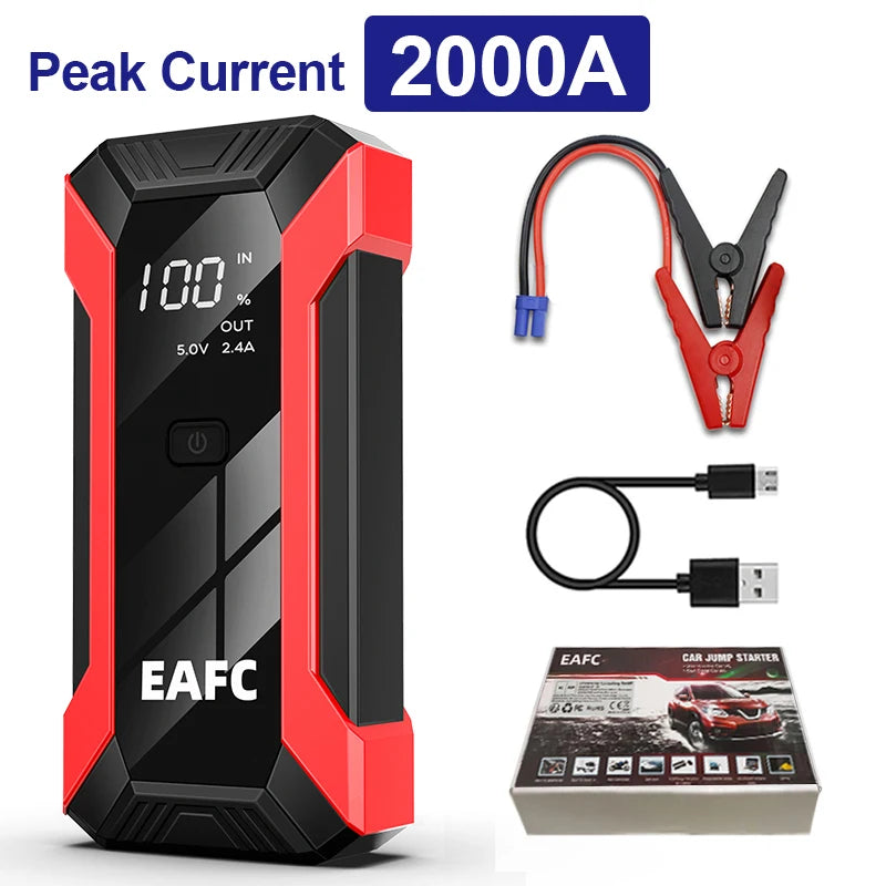 Power Bank 2000A/600A 12V Car Battery Jump Starter Portable Charger Petrol Diesel Auto Starting Device Booster Emergency Starter by MVEnergo