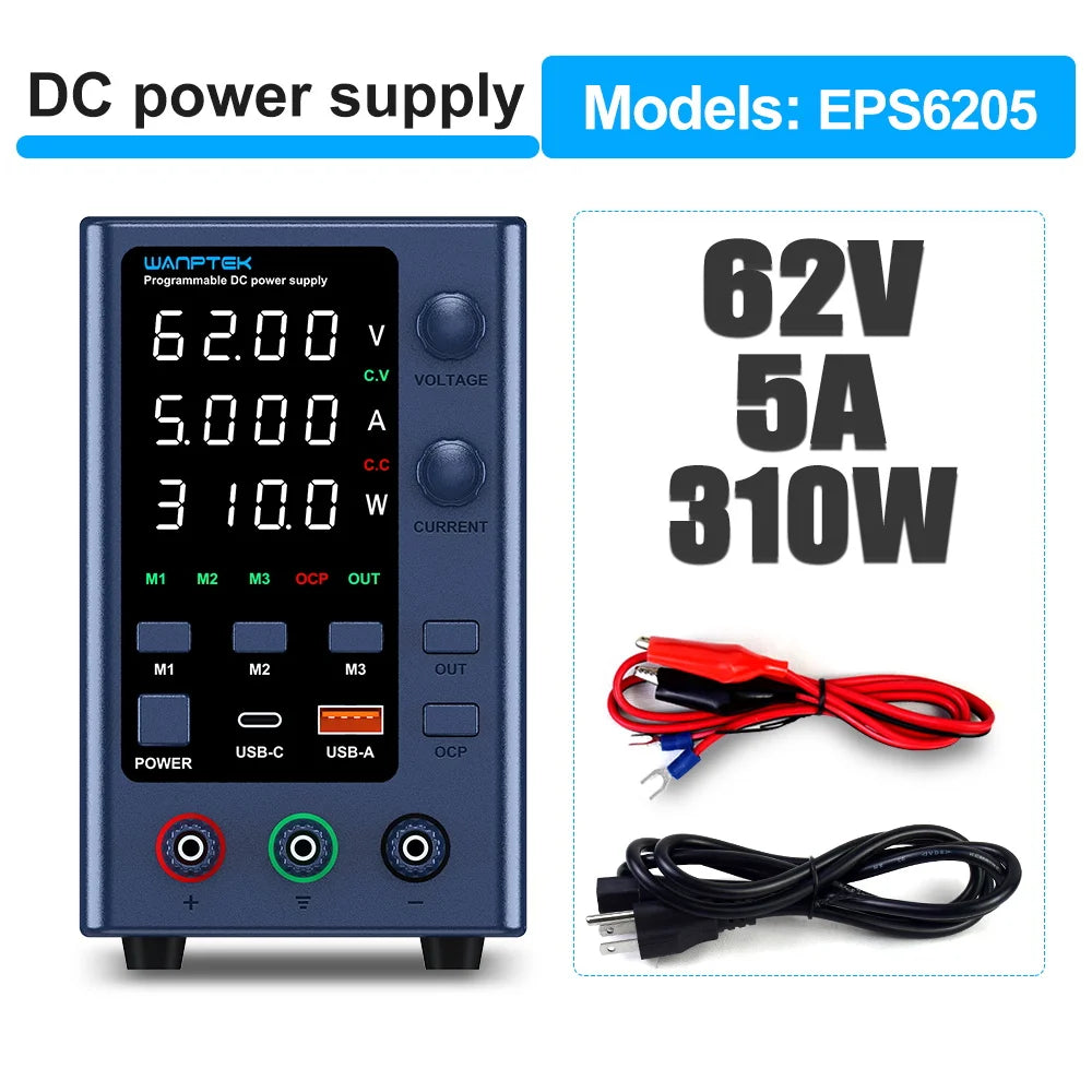 Lab Power Supply Encoder adjustment Adjustable DC Power Supply 30V 10A 5A Bench Power Source 120V 60V 5A 3A for gold-plating by MVEnergo