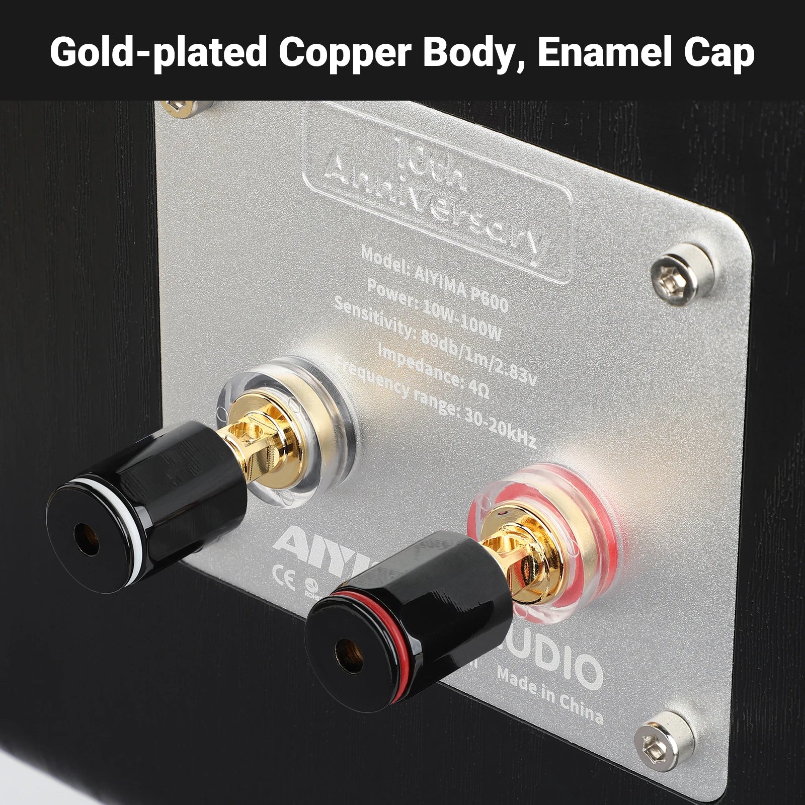 AIYIMA P600 6.5 Inch Passive Speaker Wood Carbon Fiber Woofer Silk Tweeter Bookshelf Speaker for Hifi Amplifier Home Theater by MVEnergo