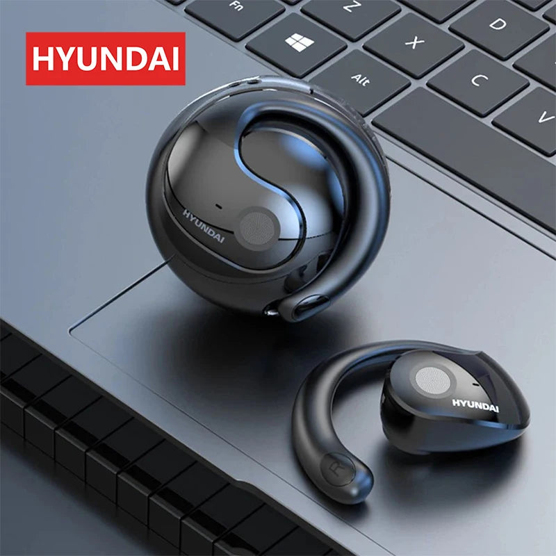 HYUNDAI HY-T26 Open Ear Earphones Wireless Bluetooth Sports Headphones HI-FI Stereo Sound Noise Reduction Earbuds for Workout by MVEnergo