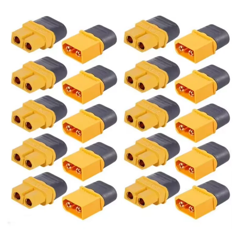 5/10 Pairs XT60H connector plug with Sheath Housing Female / male XT60 plug for RC Lipo Battery cars drones Airplane by MVEnergo