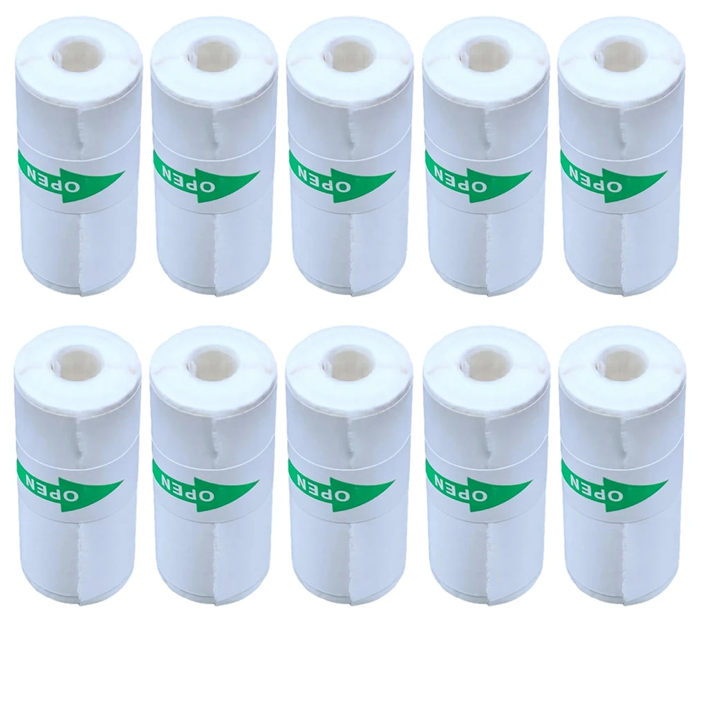 16Rolls Thermal Printer Papers 57x25mm Self-adhesive Thermal Papers HD Color Label Printers for Inkless Mini Portable Printer