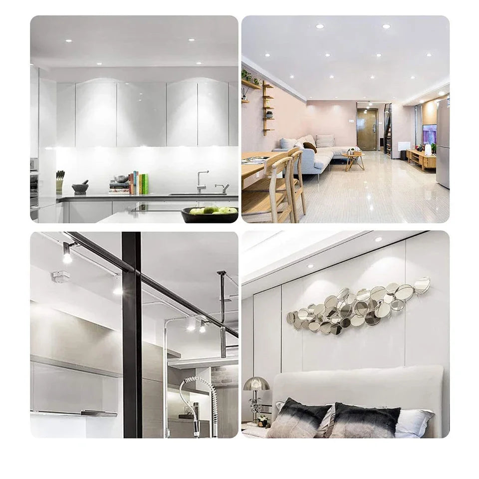 4PCS LED Spotlight Bulb GU10 AC220V 3W 6W 9W 12W 180 Degree Beam Angle High Lumen Indoor LED Energy Saving Lights Bulb by MVEnergo