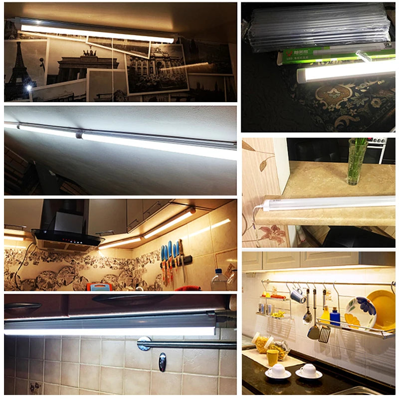 Led Tube Light Fixture High Brightness Lamp Tube 85V-265V Bar Lighting Bulb For Kitchen Home-Appliance Light Strip LED Luminaire by MVEnergo