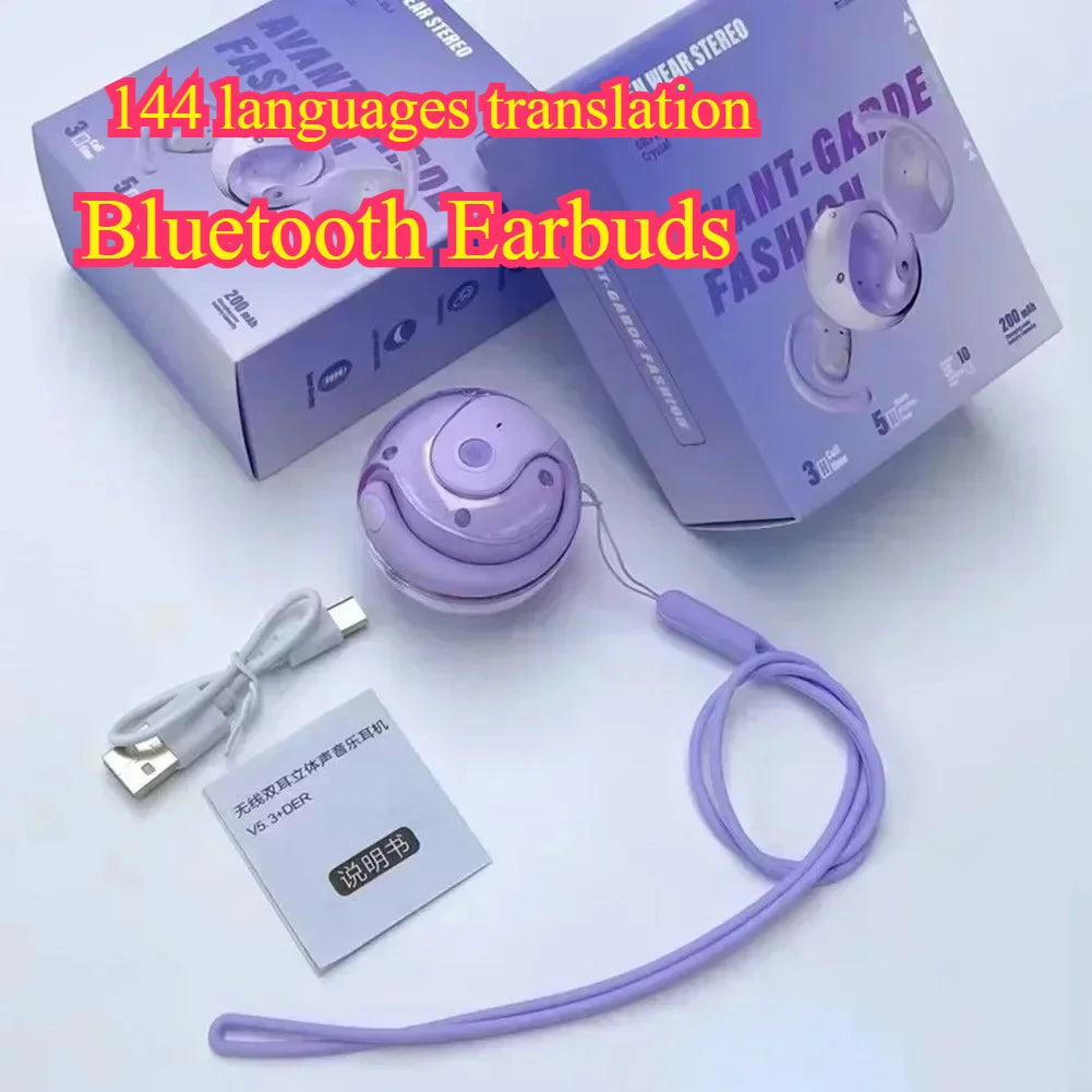 Wireless BT Earbuds Real-time Bluetooth Headphones High Quality Sound Sports In-Ear Monitors with Microphone by MVEnergo