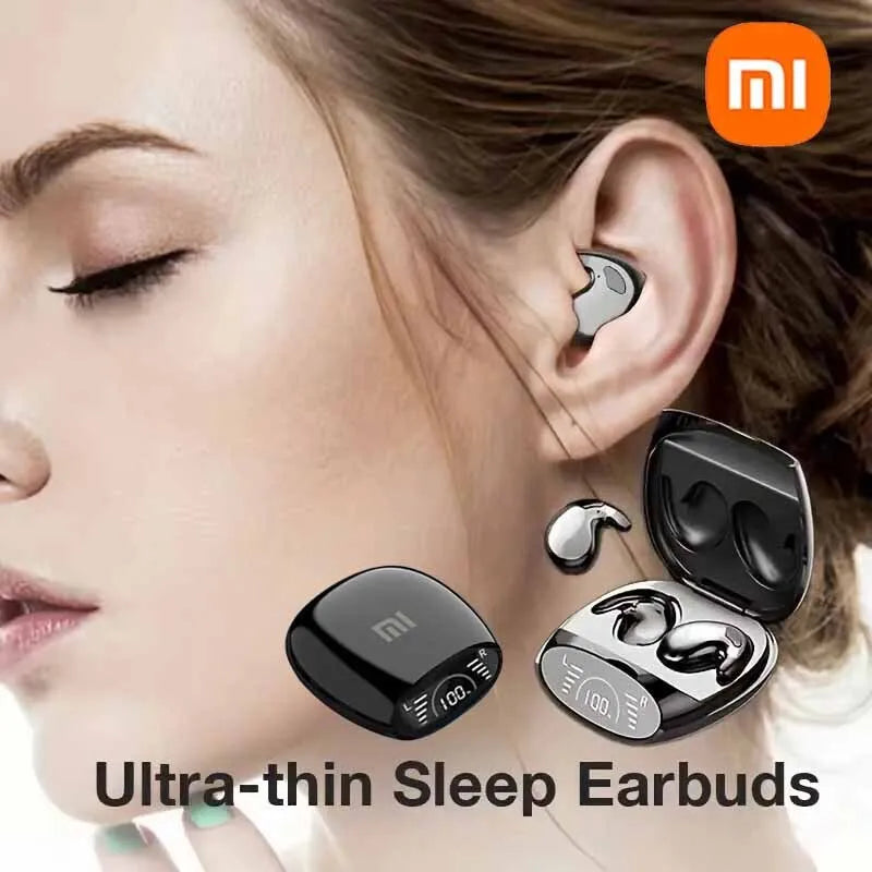 Xiaomi Mijia Sleep Invisible Earbuds Tiny Headphone Sport Stereo Bluetooth 5.3 Earphone Hidden Noise Cancelling Wireless Headset by MVEnergo